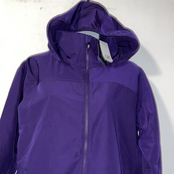 CUTTER & BUCK Charter Eco Recycled Full-Zip Purple Jacket-M NWT! - Picture 3 of 11